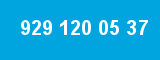 929 120 05 37 929 120 05 37